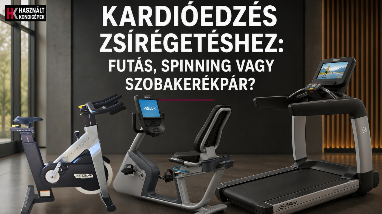 Kardióedzés zsírégetéshez: futás, spinning vagy szobakerékpár?