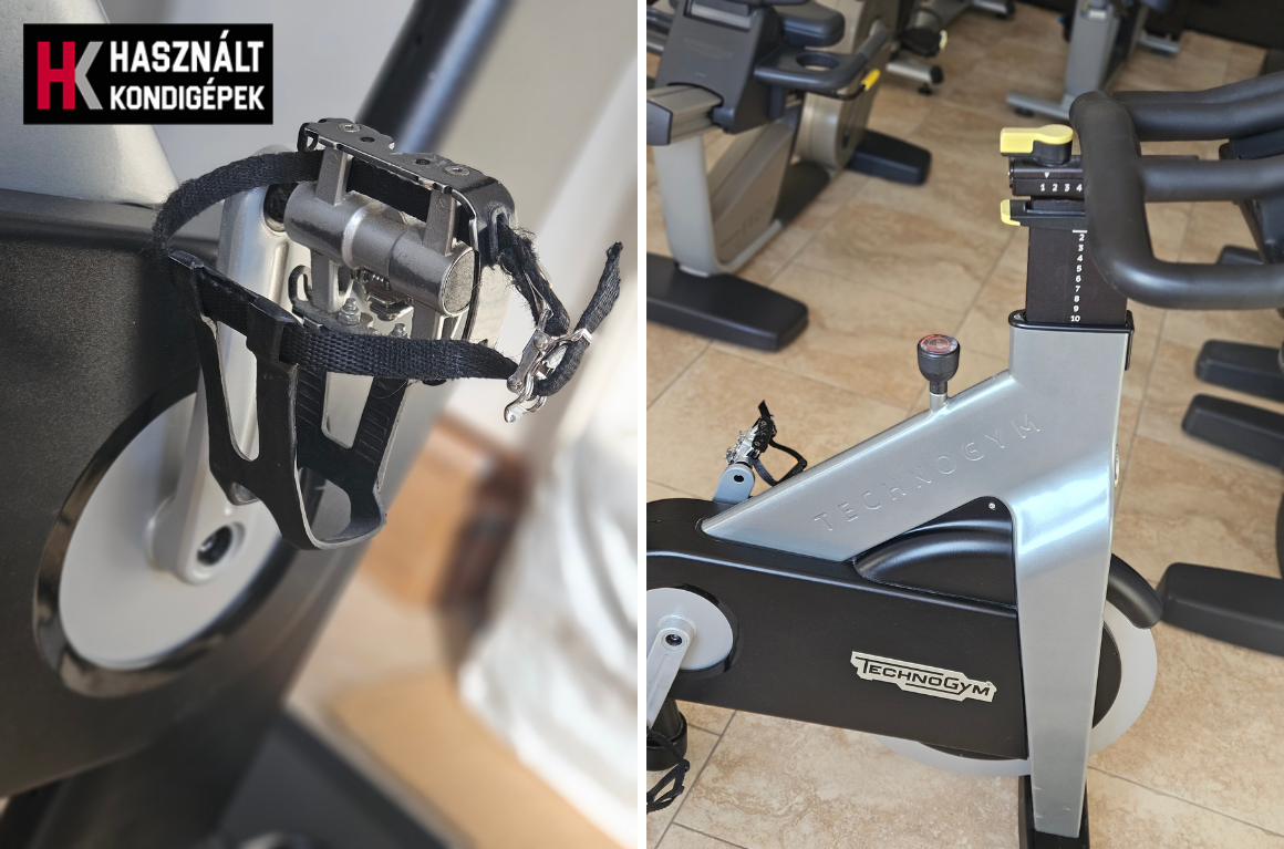 Technogym spinning kerékpár nyereg, pedál