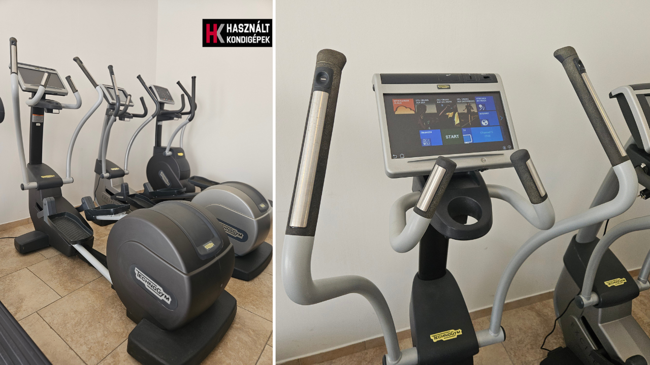 Technogym kardiógép -Crossover kijelző